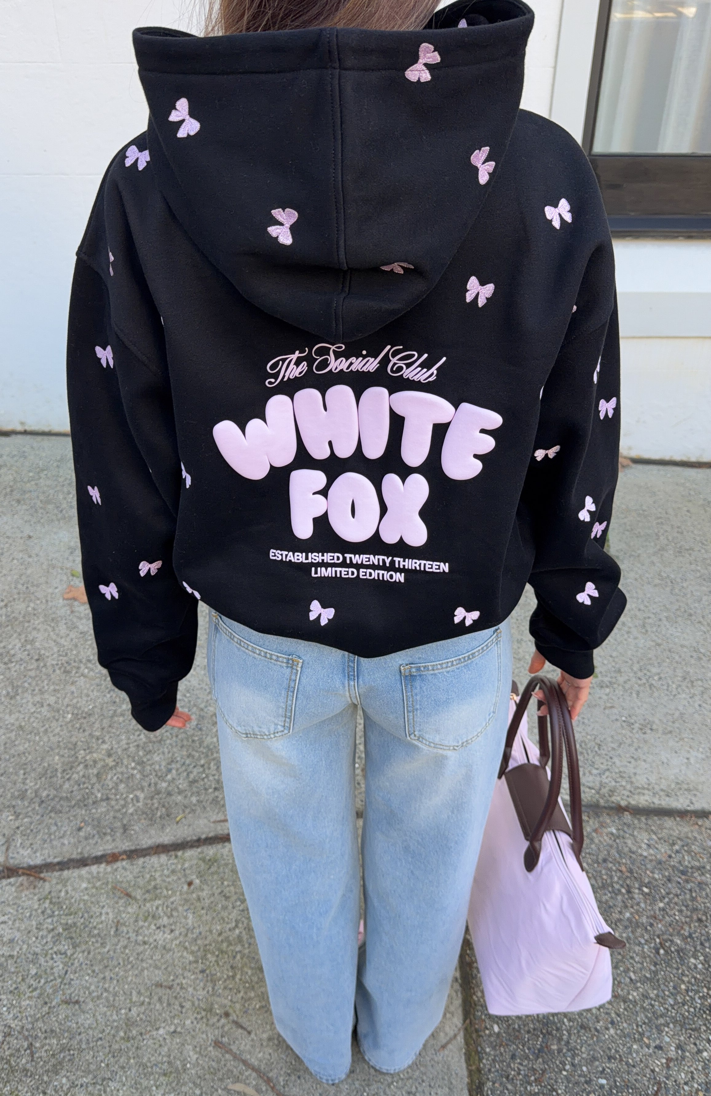 The Social Club Lottie Oversized Hoodie Black