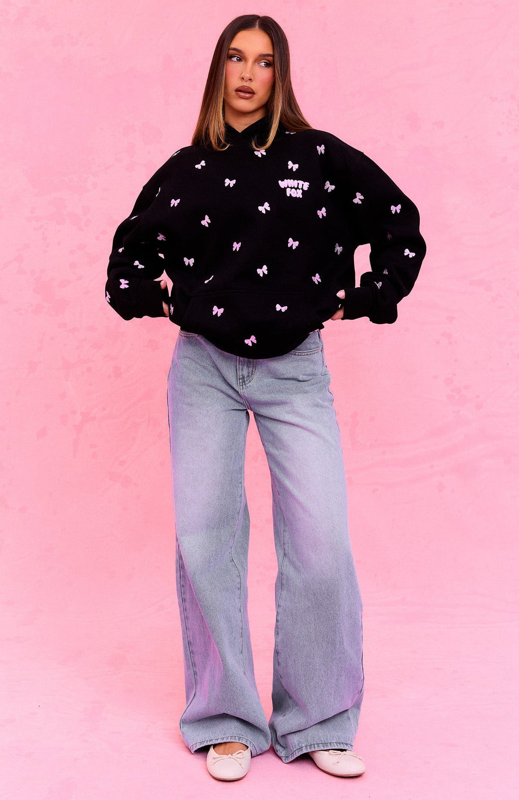 The Social Club Lottie Oversized Hoodie Black
