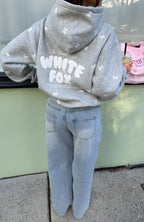 The Social Club Lottie Oversized Hoodie Dark Grey Marle