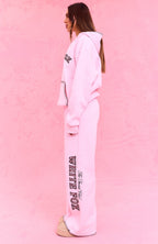 The Social Club Tanya Wide Leg Sweatpants Posy