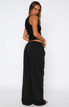 Take A Stance Pants Black