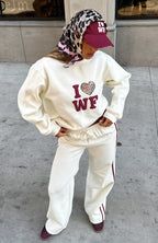 11th Street Concrete Jungle Oversized Sweater Cake Batter
