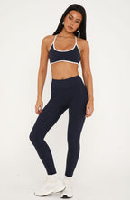 Roam Mid Rise Leggings Vintage Navy