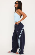 We Both Know Barrel Leg Sweatpants Navy