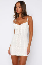 Royal Rebellion Mini Dress Ivory