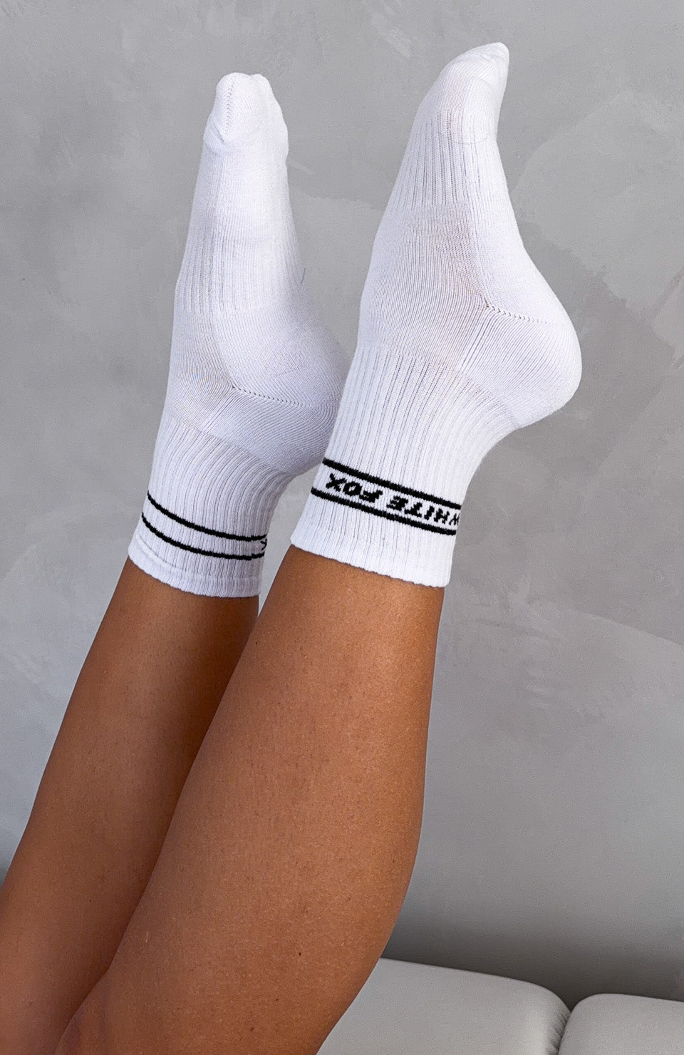 All Over It Socks White/Black