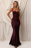 Forever Starts Now Maxi Skirt Dark Cherry