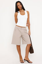 Baby Steps Shorts Taupe