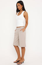 Baby Steps Shorts Taupe