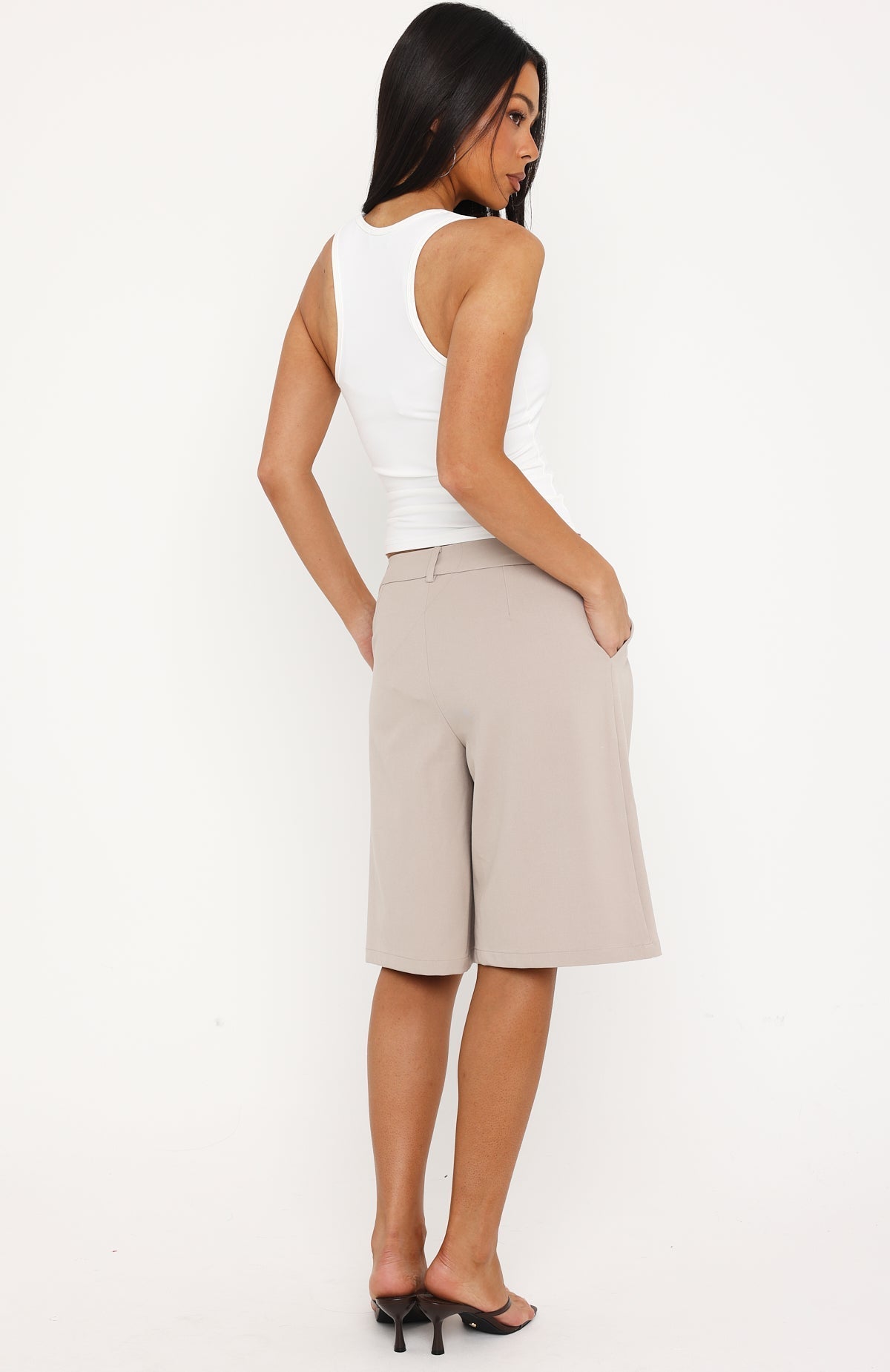 Baby Steps Shorts Taupe