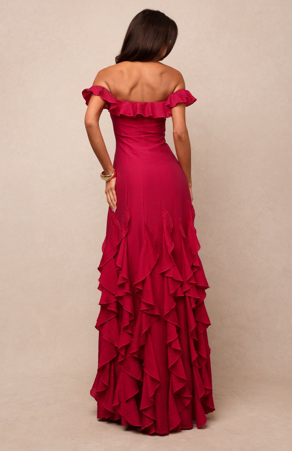 Beach Club Please Maxi Dress Fuchsia