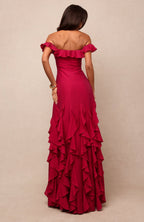 Beach Club Please Maxi Dress Fuchsia