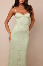 Blossom Belle Maxi Dress Sage