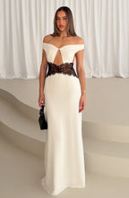 Breaking The Internet Maxi Dress Off White