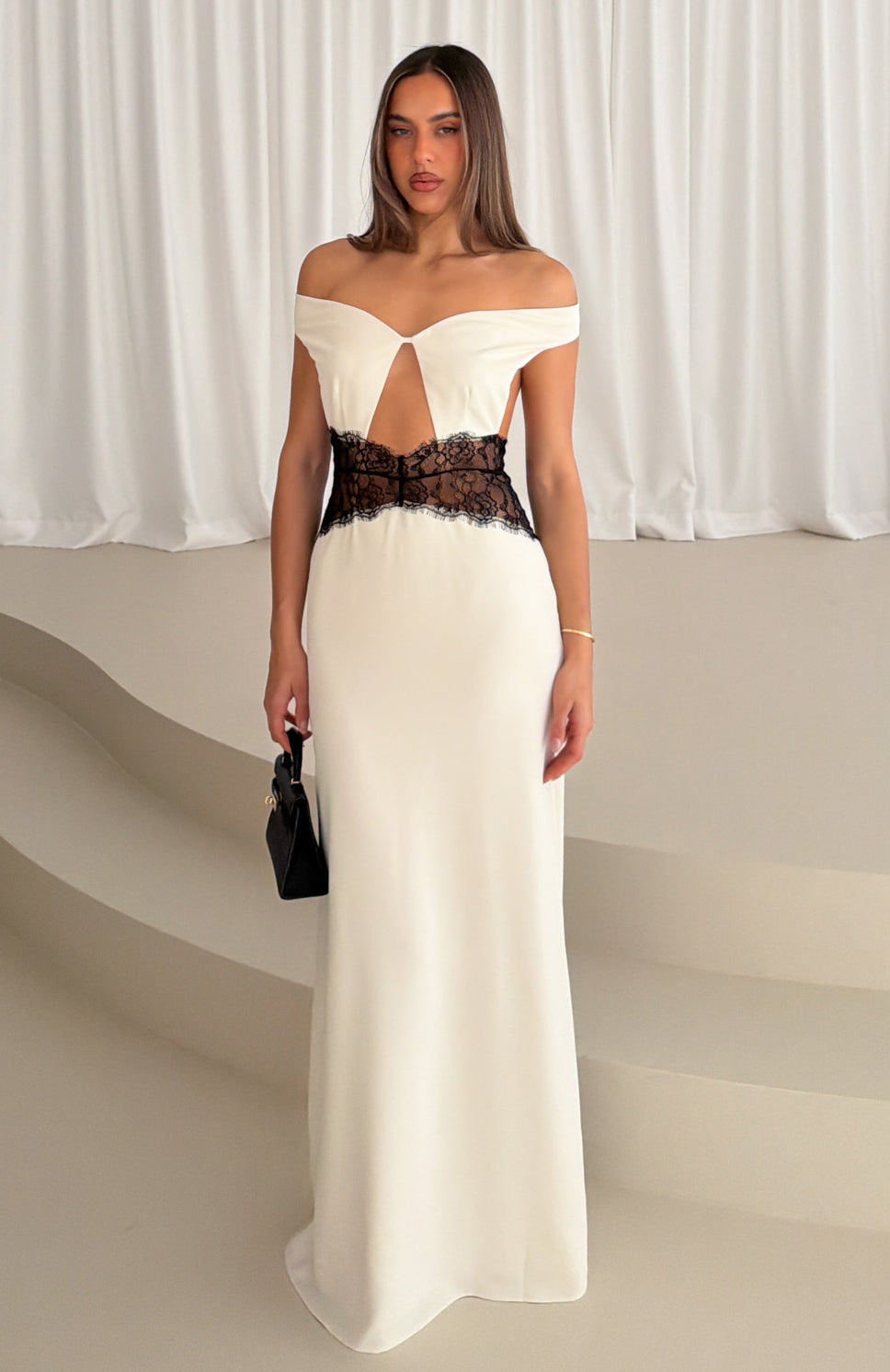 Breaking The Internet Maxi Dress Off White