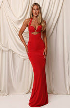 Burning Hour Maxi Dress Red