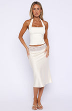 Good Feels Halter Top Cream