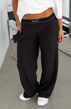 Changed My Mind Track Pants Black