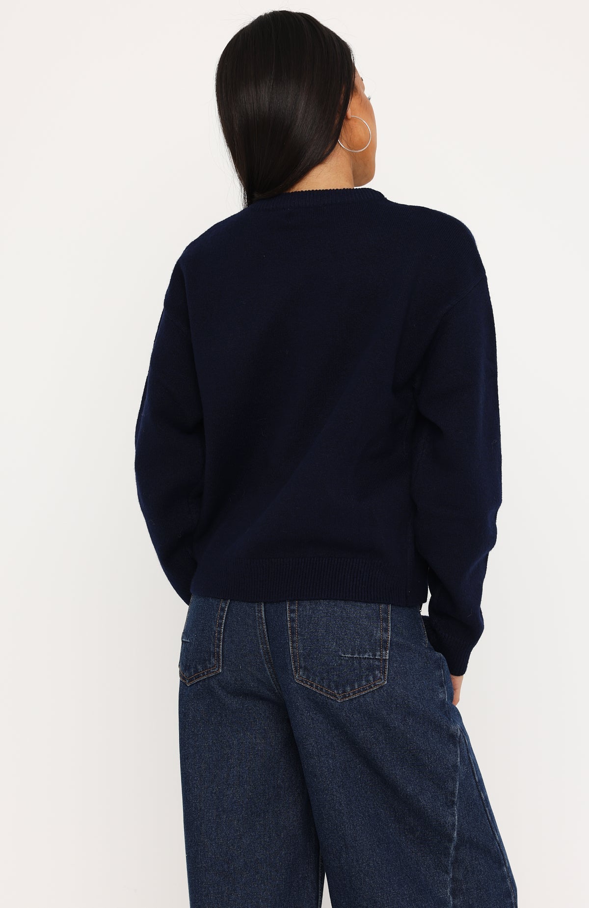 Chrishelle Knit Sweater Navy