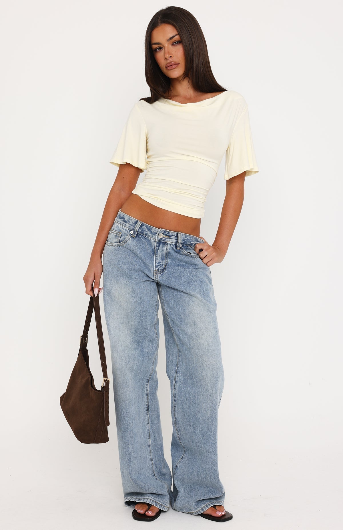 Cool Down Short Sleeve Top Butter
