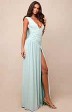 Devoted Lover Maxi Dress Aqua