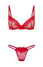 Love Me Later Lingerie Set Red