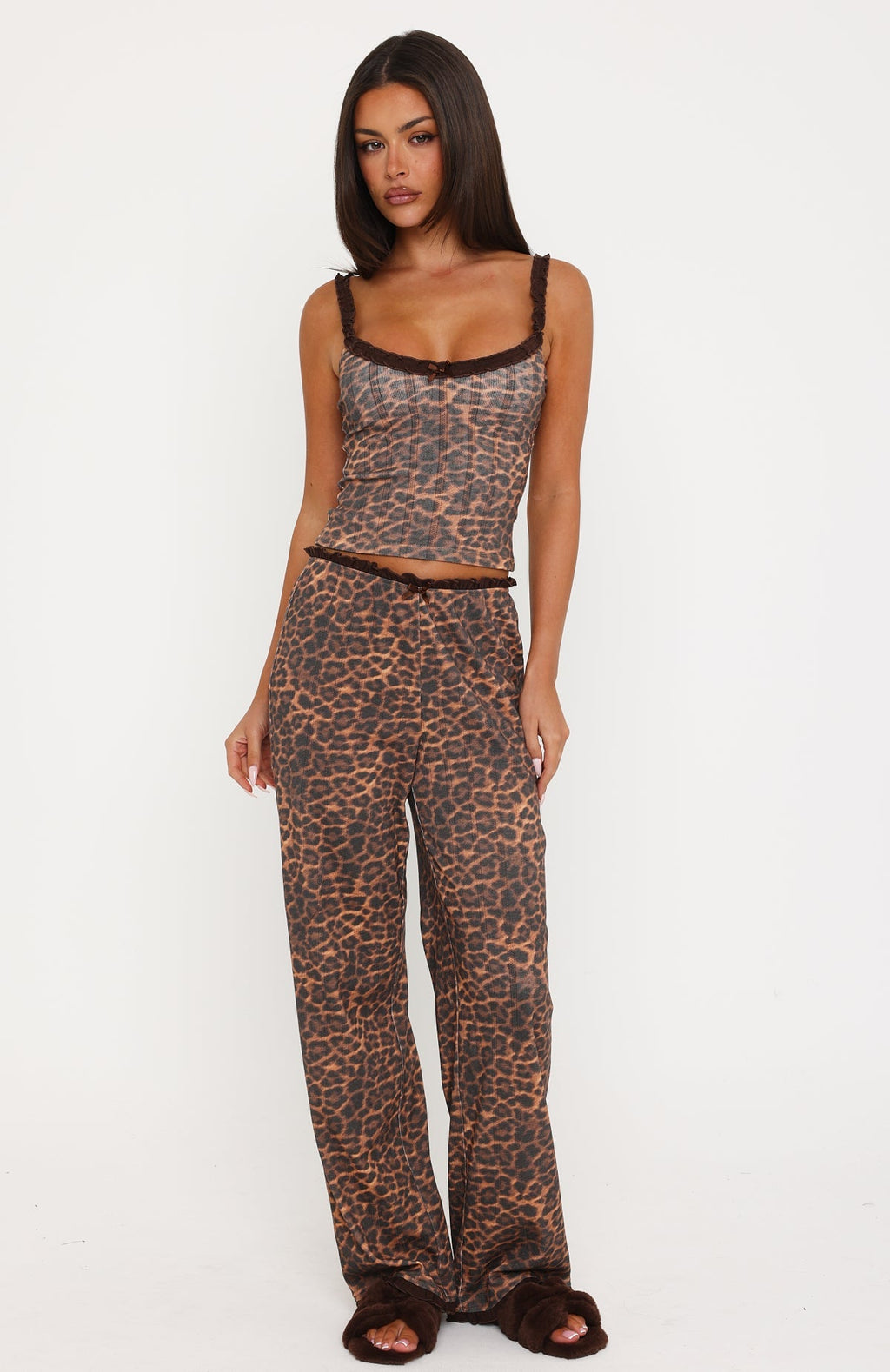 Dreamy Nights Pyjama Pants Leopard Print