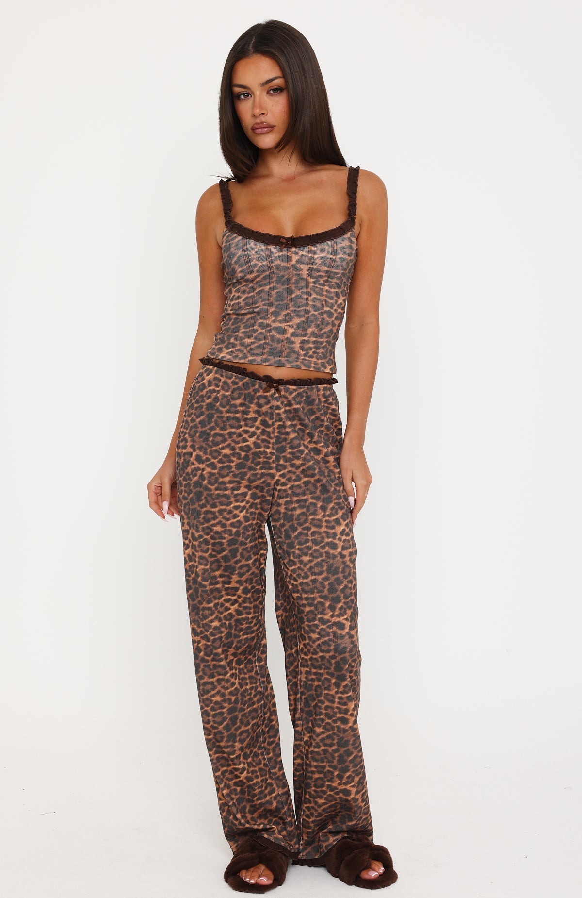 Dreamy Nights Pyjama Pants Leopard Print