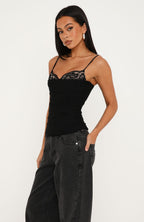 Free Mind Bustier Black