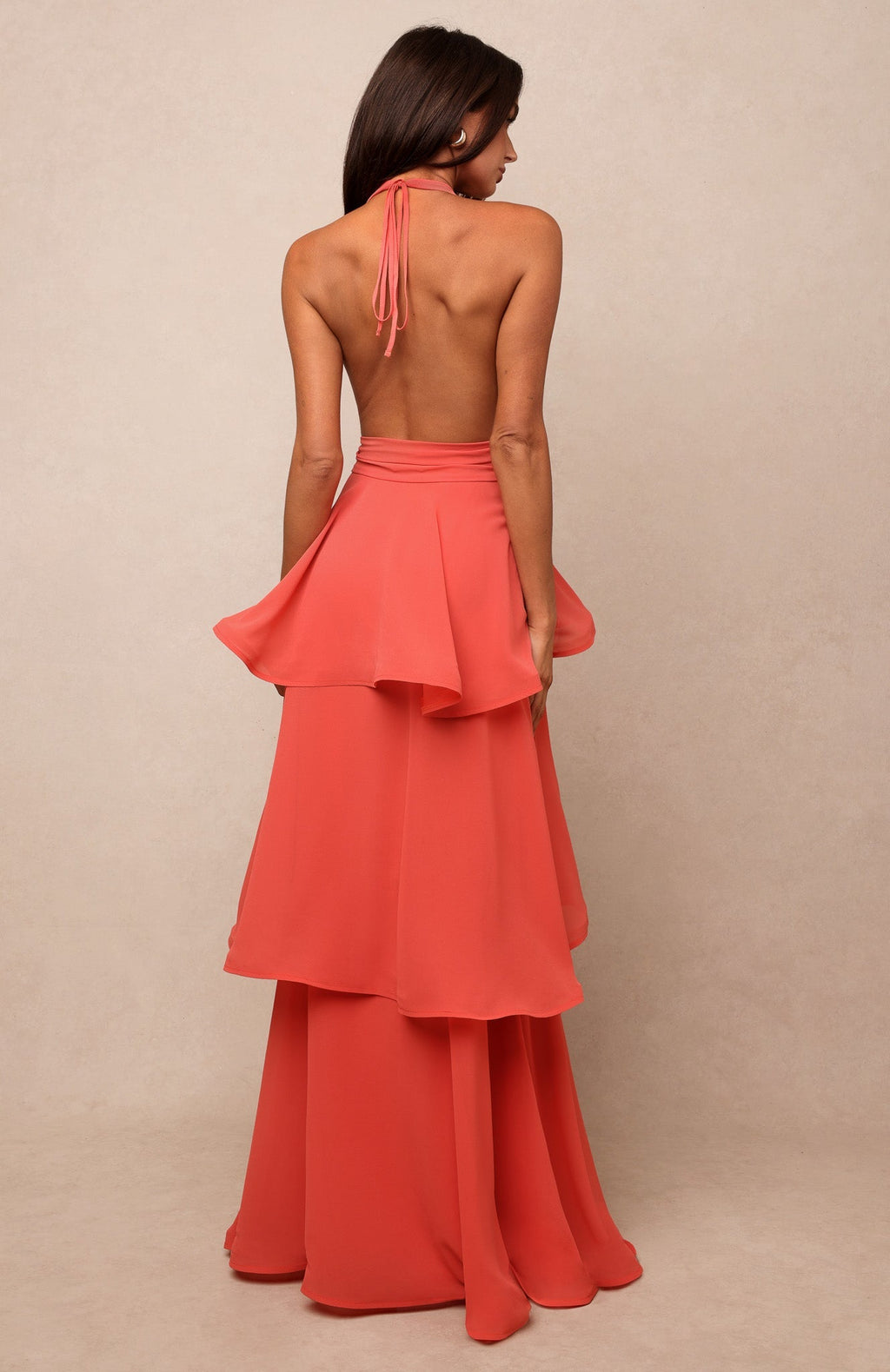 Fairytale Crush Maxi Dress Coral