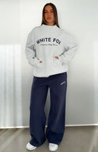Found It Out Mock Neck Sweater Grey Marle