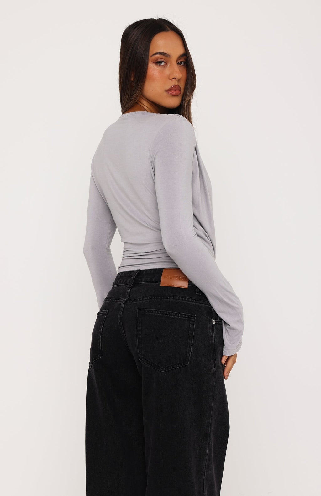 Fun And Flirty Long Sleeve Top Dove