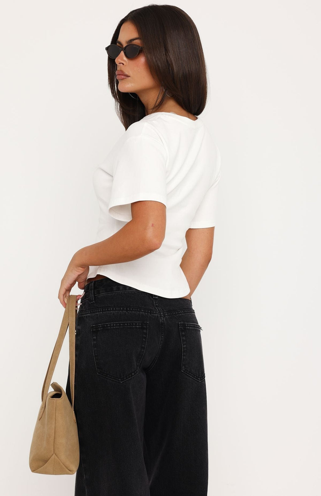 Whisper In Time Short Sleeve Top White