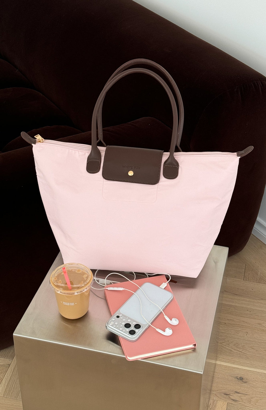 George Shoulder Bag Baby Pink