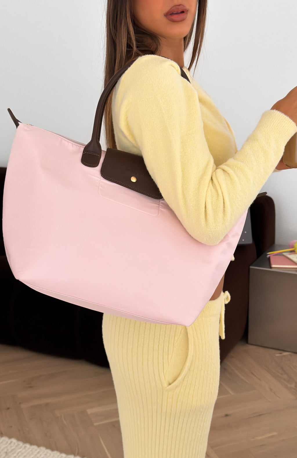 George Shoulder Bag Baby Pink