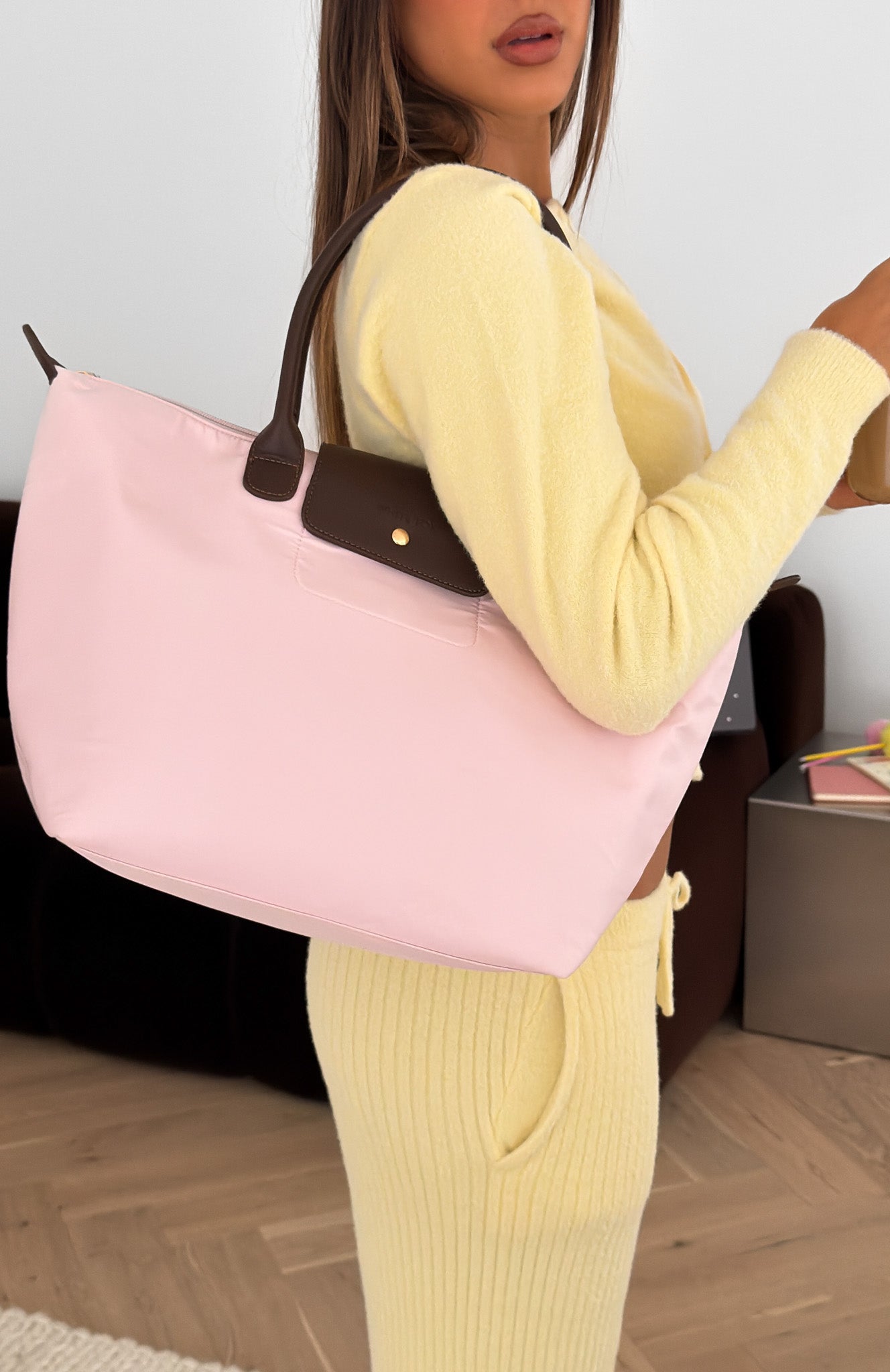 George Shoulder Bag Baby Pink
