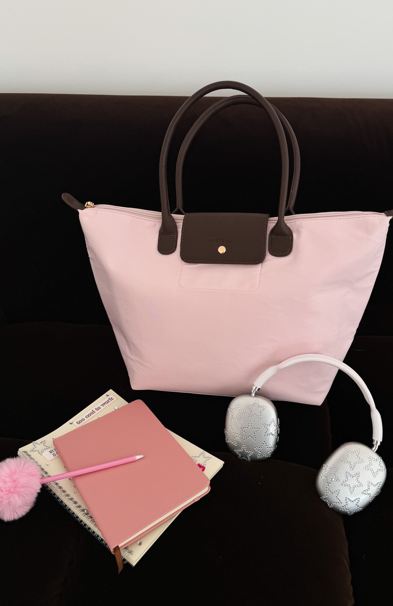 George Shoulder Bag Baby Pink