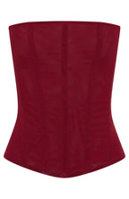 Tell Me A Secret Strapless Bustier Wine