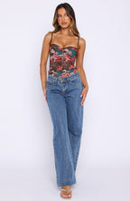 Remind Me Again Bustier Crimson Desire