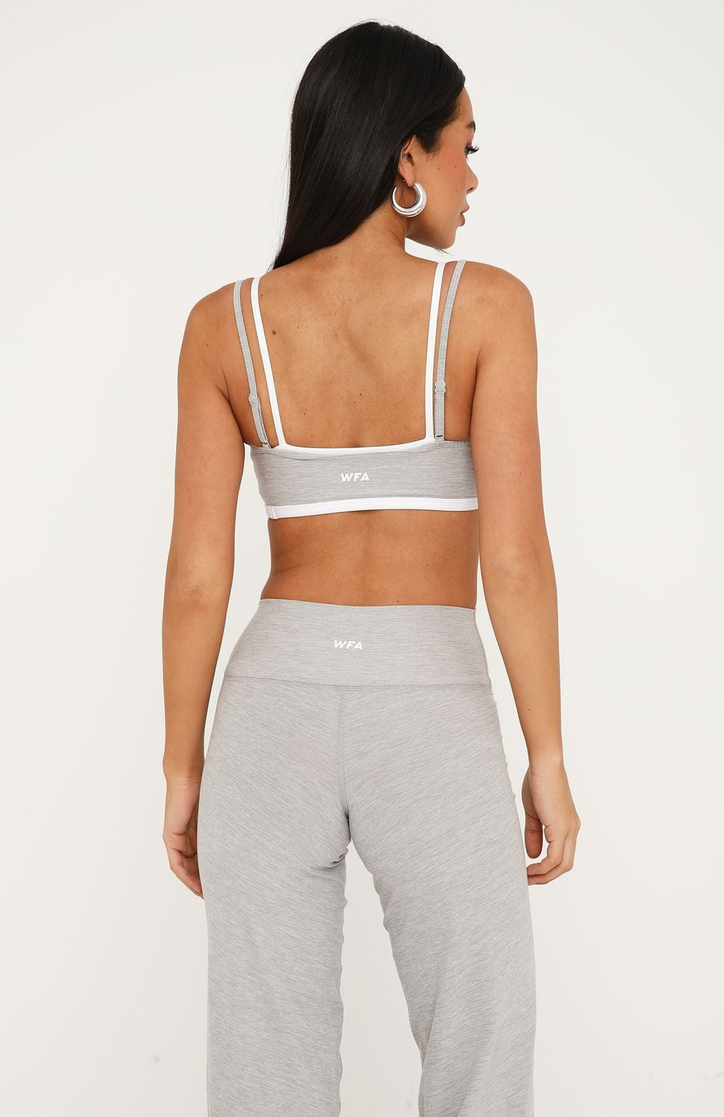 All The Glory Sports Bra Grey Marle