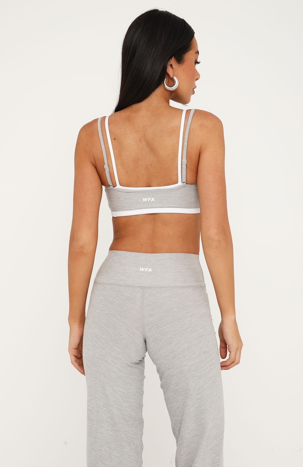 All The Glory Sports Bra Grey Marle