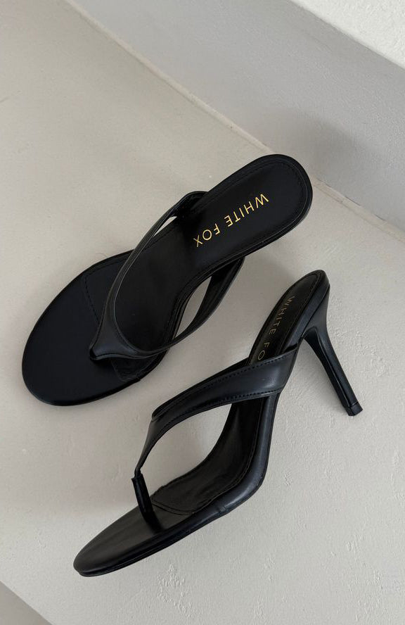 Narell Thong Mules Black