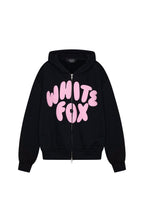 Club 14 Allie Boxy Zip Front Hoodie Black