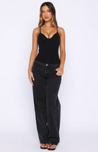 Eiffel Lights Top Black
