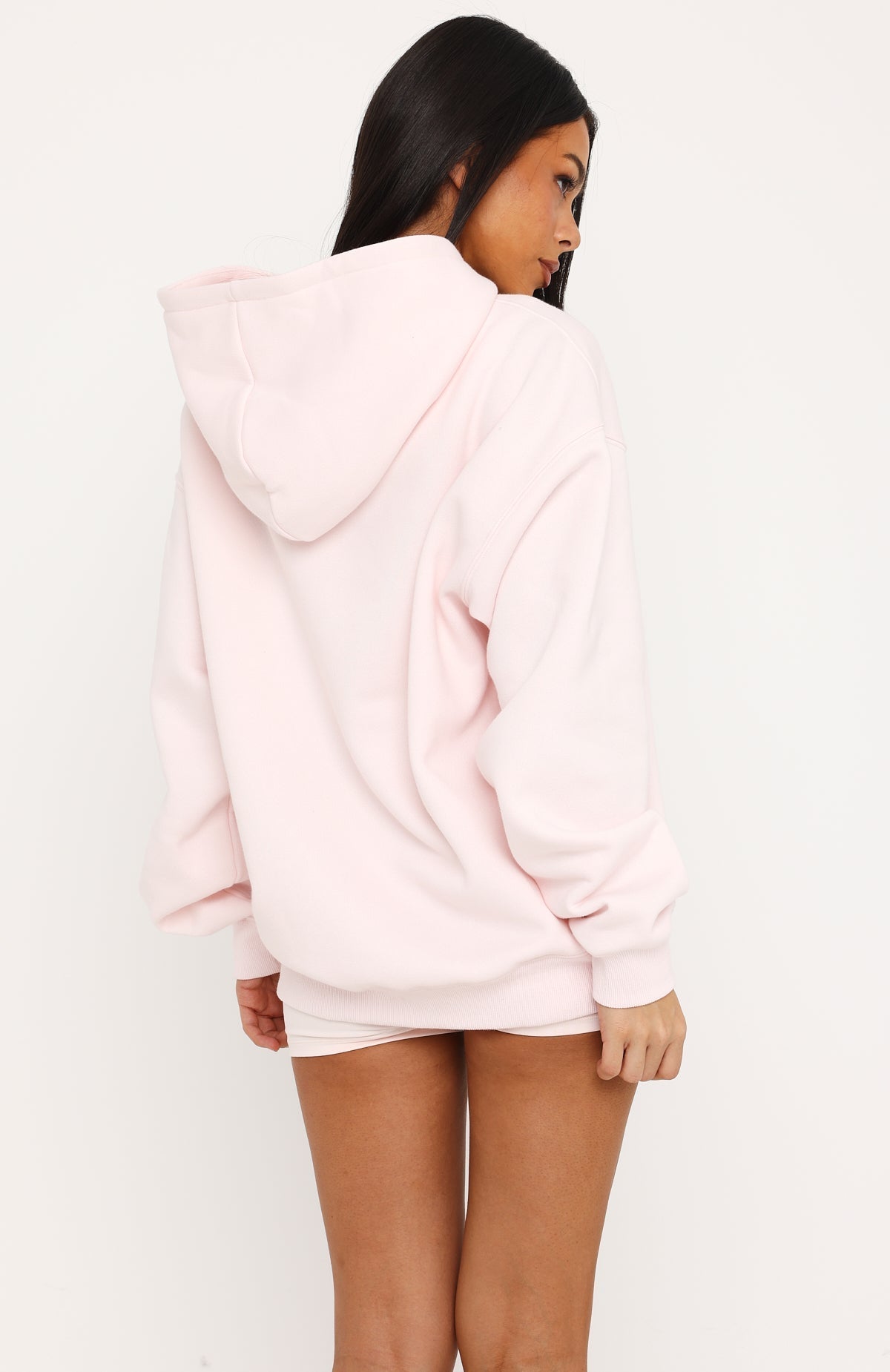 Little Daydream Zip Front Hoodie Icy Pink