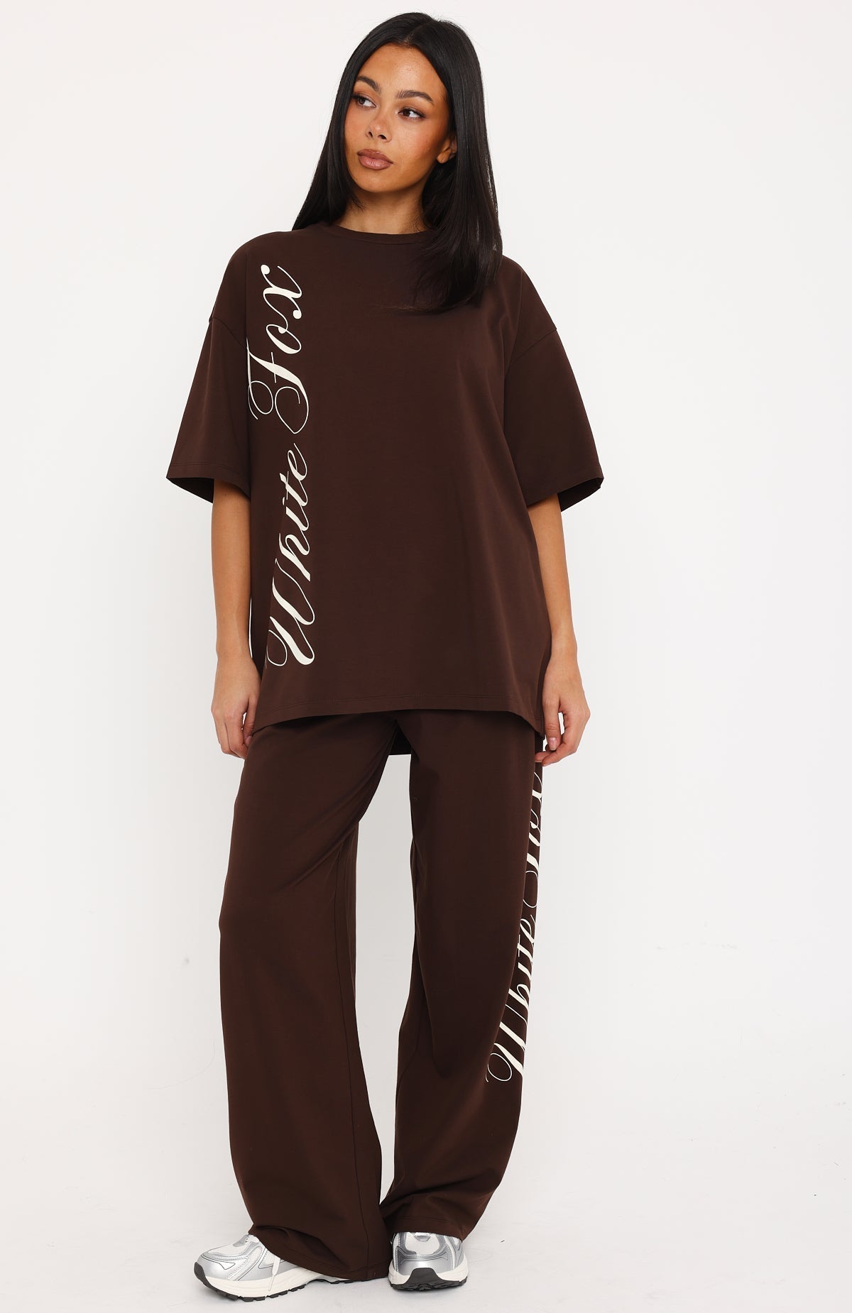 Luxurious Girl Oversized Tee Chocolate