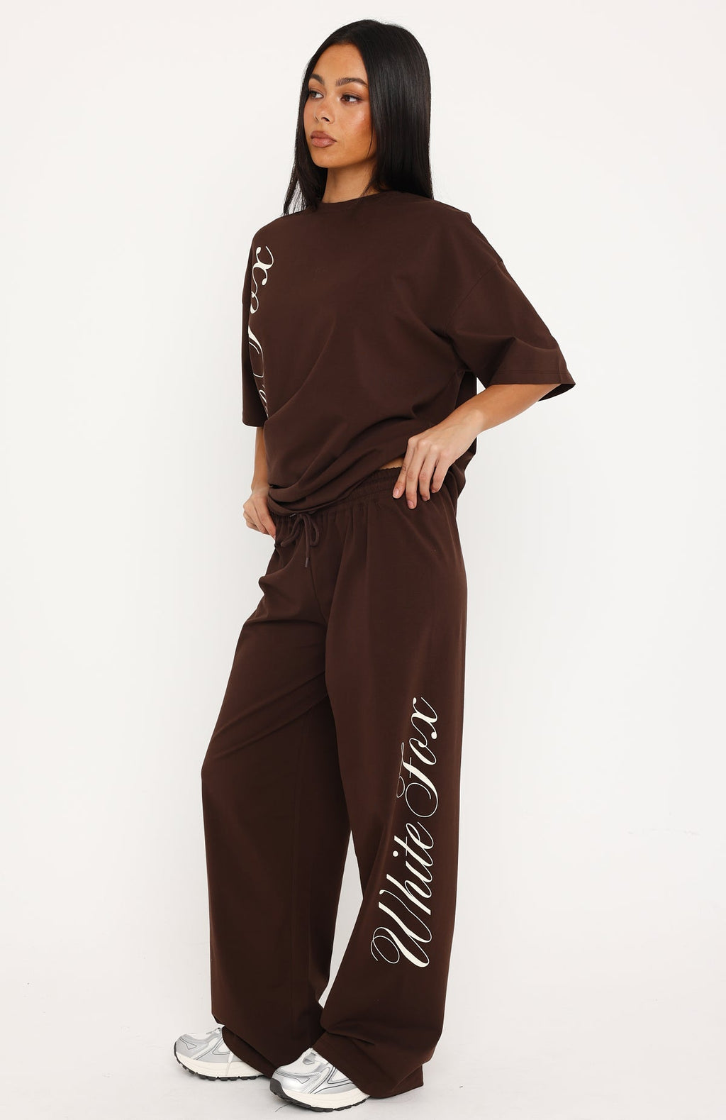 Luxurious Girl Track Pants Chocolate