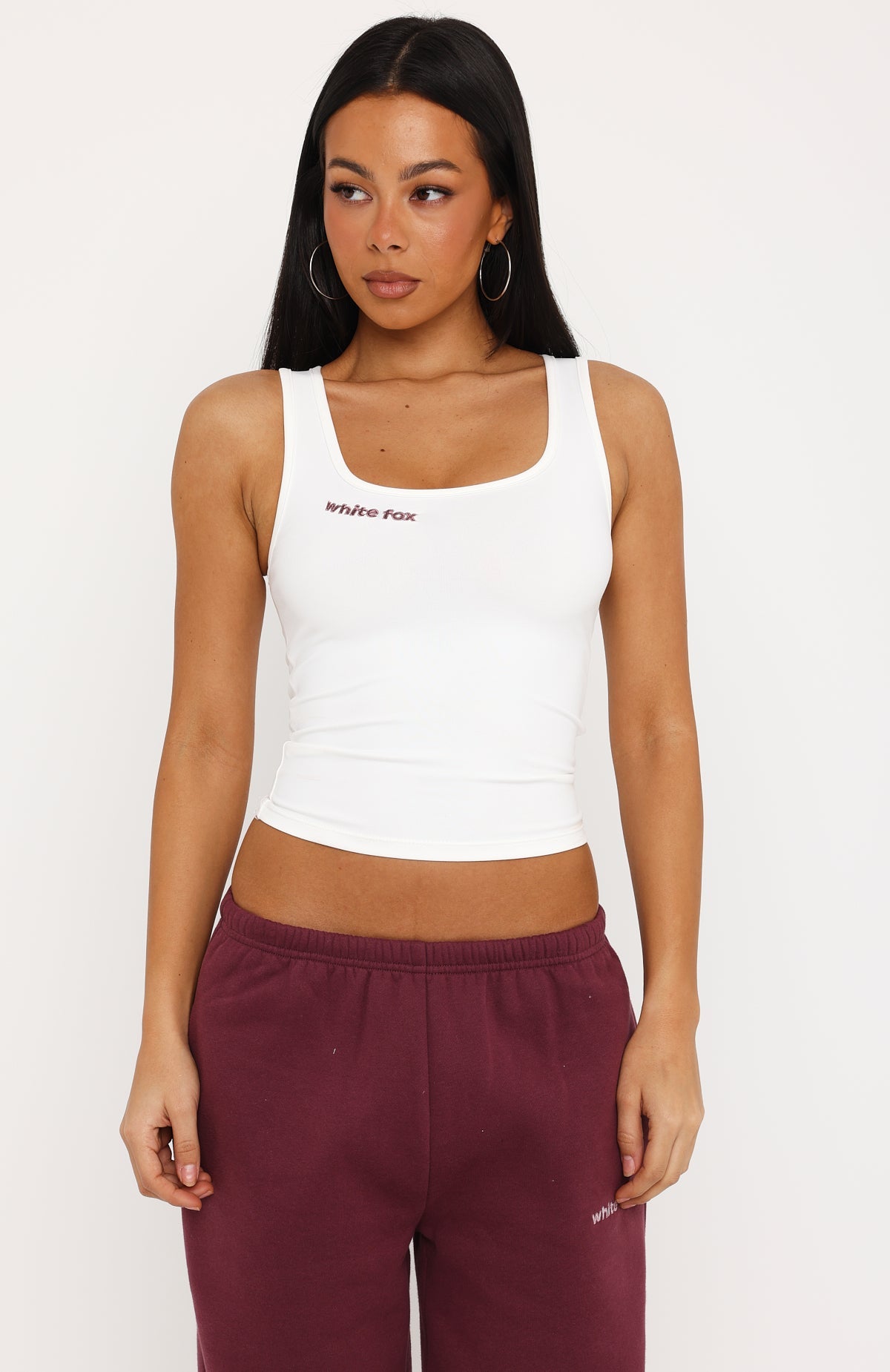 Made Up My Mind Tank Top White