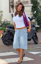 Easy To Admire V Neck 3/4 Sleeve Top White