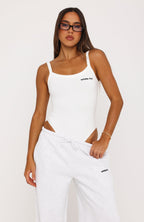 Not Changing Bodysuit White